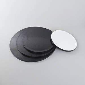 Usine SunShine Vente en gros Présentoirs à <span class=keywords><strong>dessert</strong></span> carrés ronds en papier doré pour cupcakes Plateau de base Assiettes à gâteaux en mousse - Product Image 3