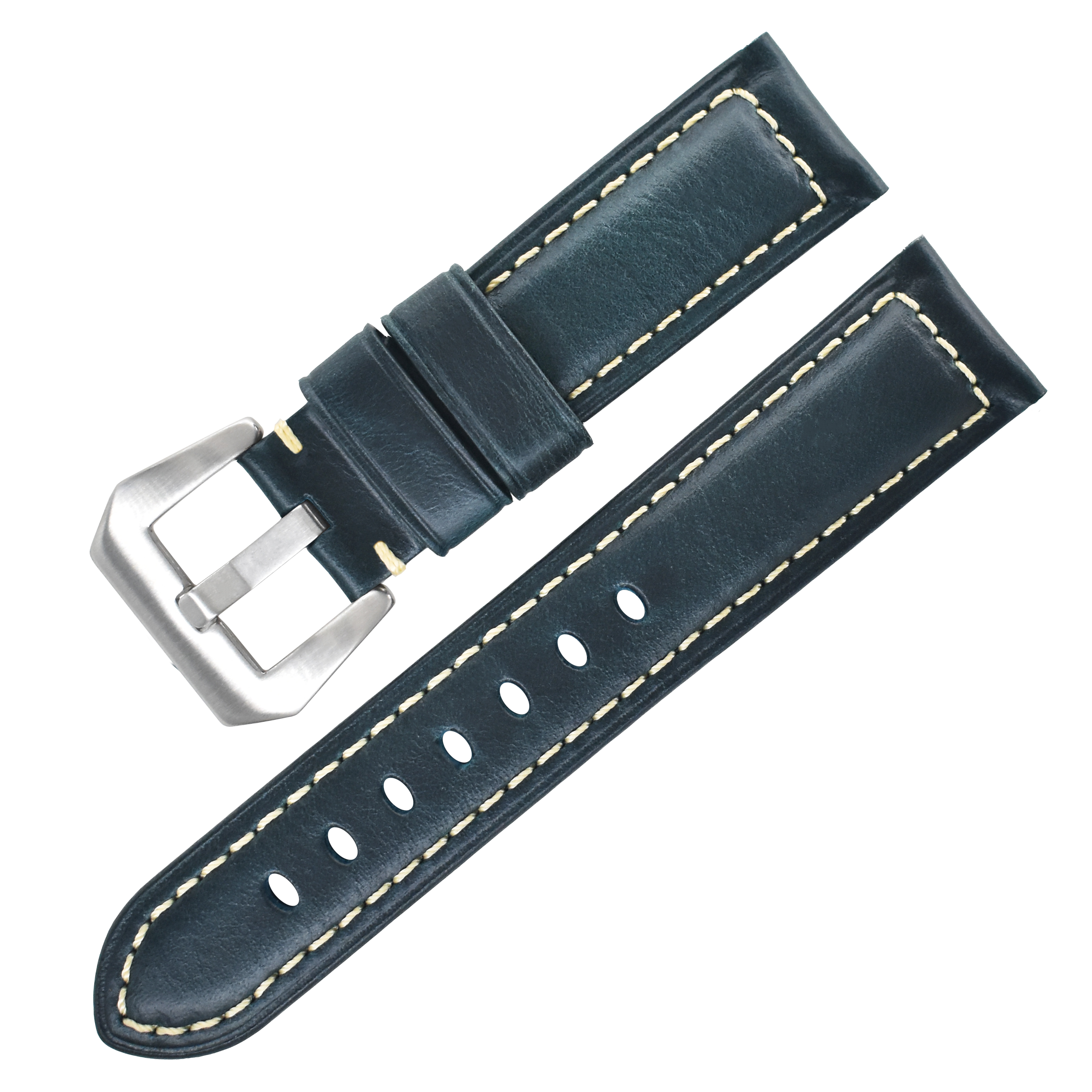 Royal Blue-silver buckle 012S