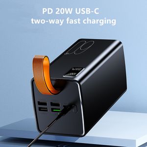大容量60000mAhモバイルバッテリー LEDディスプレイ 4USBポート Type-C出力 PD 22.5W急速充電 ポータブル電源 - Product Image 5