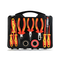 S673-11 SFREYA VDE 1000V boîtier d'outils d'isolation isolé double couleur 11 pièces jeu de pinces et tournevis