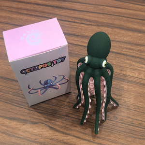 Giocattoli carini gioco di calamari in Silicone tentacoli giocattolo divertente polpo regalo di natale per bambini - Product Image 5