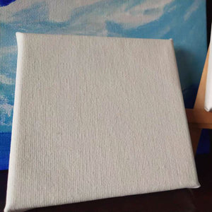 Minilienzo estirado en blanco para niños, pintura al óleo acrílica, resistente al agua, algodón, lino, mate - Product Image 3