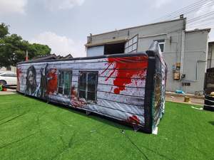 7x4x3.5m <span class=keywords><strong>Halloween</strong></span> gonflable <span class=keywords><strong>maison</strong></span> <span class=keywords><strong>hantée</strong></span> jeu de labyrinthe gonflable à vendre - Product Image 3