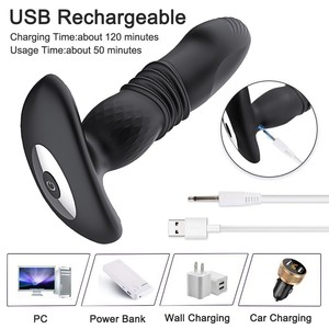 Yüksek kalite uzaktan kumanda teleskopik popo fiş Anal vibratör boşalma prostat masaj titreşimli Dlido erkek Anal vibratör - Product Image 2