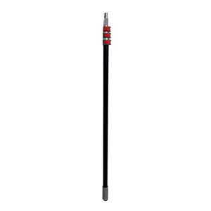 Juego de Herramientas de Limpieza de Vidrios Waytex con Mango Largo de <span class=keywords><strong>Aluminio</strong></span> Blanco y Limpiador Ecológico de 25 cm para Ventanas en Altura - Product Image 2