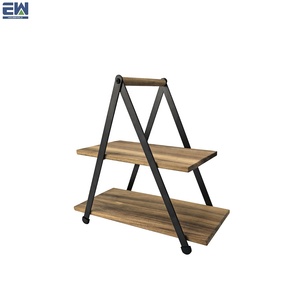 Vendita calda espositore in legno con due strati <span class=keywords><strong>Etagere</strong></span> - Product Image 2