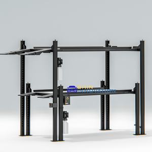 Lift Parkir Mobil Hidrolik Delapan Tiang Tiga Tingkat untuk Penyimpanan Kendaraan, Peralatan Parkir, Penjualan Terlaris - Product Image 4