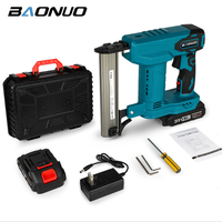 Pistolet à clous sans fil 21V Max F30/422 pour la décoration de meubles en bois, avec 2 batteries Li-ion et mallette de transport