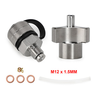 Quick Twist Oil Drain Valve M12 x 1.25mm M12 x 1.5mm Stainless Steel <b>Car</b> Oil Pan Plug with Adapter for Auto <b>Repair</b> - Product Image 5