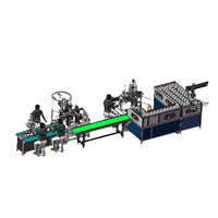 Ligne de production entièrement automatique pour ampoules LED : assemblage, test d'âge, machine intégrée de pressage, collage et marquage laser des ampoules