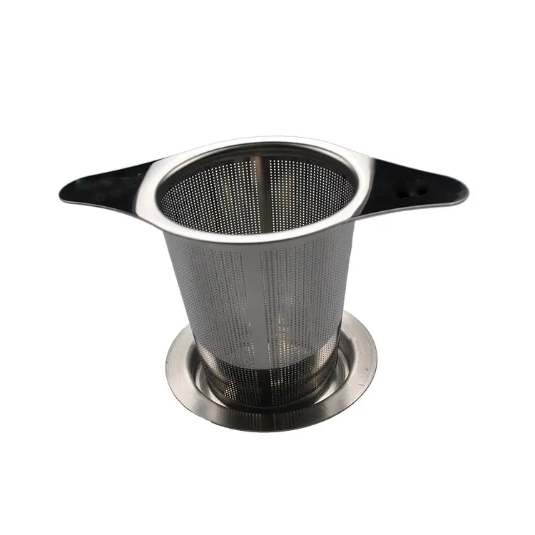 Filtro de aço inoxidável 304 para chá, infusor de copo de metal, peneira solta para folhas de chá