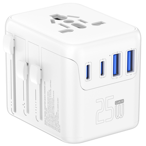 Adaptateur de voyage universel 25W Mini <span class=keywords><strong>USB</strong></span> <span class=keywords><strong>C</strong></span> PD <span class=keywords><strong>Chargeur</strong></span> rapide portable pour téléphone iPad appareil photo Voyage d'affaires mondial - Product Image 6