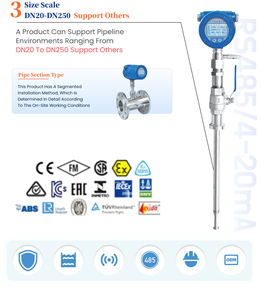 Горячая распродажа: Термомассовый расходомер для сжатого воздуха и природного газа с ЖК-дисплеем - Product Image 6
