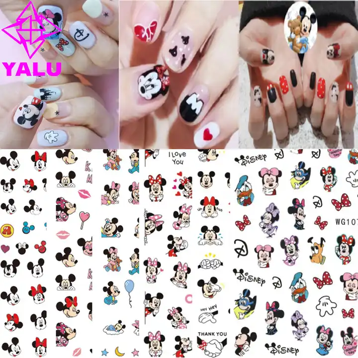 Olaf frozen nail art water decals