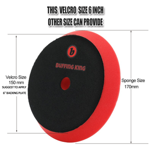 Esponja de Pulido y Encerado para Autos de <span class=keywords><strong>5</strong></span> y 6 Pulgadas de Alta Calidad, para Detallado de Pintura Automotriz, OEM, Venta Directa de Fábrica - Product Image 5