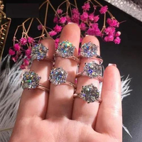 Moissanite synthétique (créée en laboratoire) Forever Star en gros, couleur DEF, clarté VVS, 1 carat, pour pendentif rond blanc certifié
