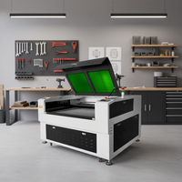 Station de travail laser CO2 à grand panneau 1080 qui grave et découpe le bois, l'acrylique et le MDF