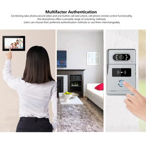 Tuya 7-Zoll wasserdichte <span class=keywords><strong>WIFI</strong></span> Home Türklingel kamera mit Monitor Video Zwei-Wege-Gegensprechanlage Visuelle Besuchs tür Telefone - Product Image 3