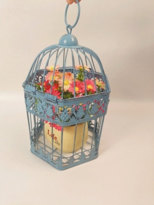 Cage à oiseaux moderne en métal de style antique pour décor de jardin, cage à oiseaux en métal pour jardinière - Product Image 5