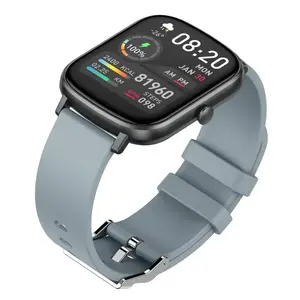 2023 P55 Smart Watch Square Screen 1,7 Zoll Full Touch Uhr Android IOS Hochwertige Bluetooth-Alarm funktion für Männer Frauen