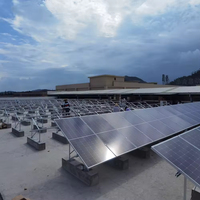 Support photovoltaïque galvanisé à chaud en alliage de zinc, aluminium et magnésium pour système d'installation solaire