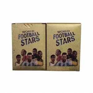 คอลเลคชั่น2023มาใหม่คอลเลกชันเกม Panini Star การ์ดแบบจำกัดการ์ดโกลด์ฟอยด์ดาวฟุตบอลโรนัลโดเมสซี่