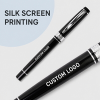 Stylo Roller en Métal Personnalisé avec Boîte Cadeau, Logo Gravé au Laser ou Imprimé par Sérigraphie, Cadeau Promotionnel d'Entreprise