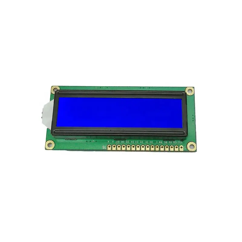 バックライト付き16x2キャラクターモノクロLCD1602ディスプレイモジュール