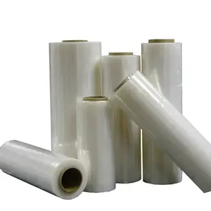 Coreless Cast Stretch Film Eco-Friendly Transparent Plastic Film 120mm Manufacturer Heat Extrusion Packaging Solution