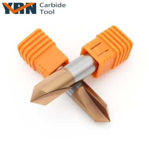 Fraise à chanfreiner <span class=keywords><strong>YRN</strong></span> 60/90/120 degrés à 3 dents en carbure monobloc - Product Image 5