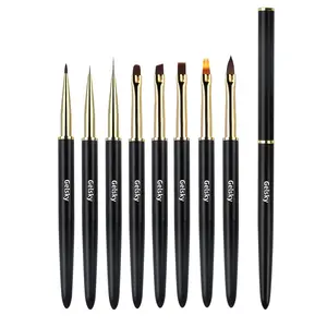 Gelsly Nail Brushes bán buôn Gel Nail Art cọ kolinsky Nail Art Brush