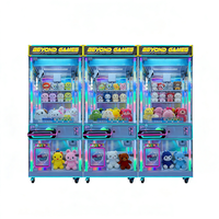 Mini distributeur automatique de peluches personnalisé avec support en métal et plastique, compatible en anglais