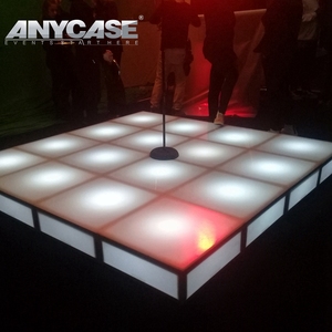 Exposición móvil Boda 3D Infinity Mirror Video Light Led Dance Floor Led ProX Lumo Acrílico Escenario para eventos - Product Image 1