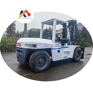 Montacargas Eléctrico Usado de Fabricación Japonesa, Modelo TCM FD100, Sistema Hidráulico de Segunda Mano, Capacidad de 2.5-30 Toneladas, Mástil Escalonado - Product Image 1