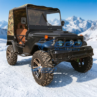 Véhicule utilitaire agricole, mini jeep de style modifié, pneus de 12 pouces, capacité de charge de 390 kg, certifié CE, électrique/essence, 50-70 km/h