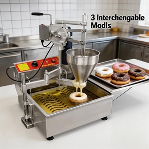 Máquina cortadora de <span class=keywords><strong>donas</strong></span>, máquina formadora de <span class=keywords><strong>donas</strong></span> para la producción de <span class=keywords><strong>donas</strong></span> en forma de anillo - Product Image 5