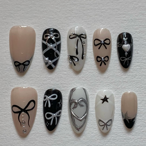 JOYPET-Faux ongles longs et pointus à presser pour fille épicée, 10 pièces, de différentes tailles, vente à chaud - Product Image 1