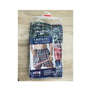 Bán buôn 3 trong 1 người đàn ông của đồ lót cotton Boxers đồ ngủ dệt Boxers đồ lót mũi tên quần 100% cotton người đàn ông boxer quần short