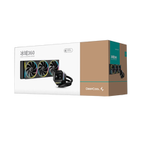 Refroidisseur liquide pour processeur AIO DeepCool LM360 WH ARGB 2025 avec dissipateur thermique en aluminium et écran LCD TFT de 2,4 pouces pour ordinateurs de jeu