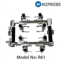 Scanner à réseau phasé R61 à double rail avec roues magnétiques, conception pliable, modèle haute température pour l'essai non destructif des soudures circonférentielles