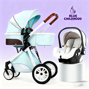 Passeggino 3 in 1 di Alta Qualità, Elegante Carrozzina con Telaio in Alluminio, Confezione Singola, Certificato EN1888 - Product Image 1