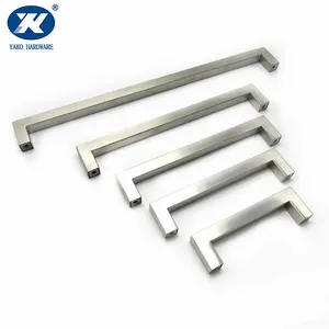 Kitchen Furniture Cabinet Drawer Handle, Stainless Steel Zinc Alloy Cabinet Handles Knobs