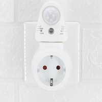 Prise intelligente avec détecteur de mouvement pour maison connectée, 10A 230V, prise EU, sans mise à la terre, utilisation universelle