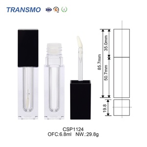 Conteneur vide pour rouge à lèvres liquide transparent 5 ml, tubes de gloss à lèvres marron, tubes de gloss à lèvres vides haut de gamme - Product Image 3