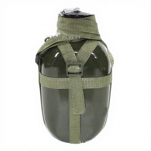 Botella de Agua de Aluminio para Caza, 1.2L/1.3L, con Correas o Bolsa, para Camping y Senderismo - Product Image 4