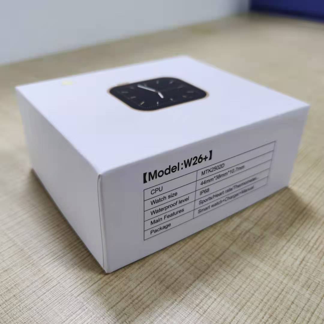 2021 хит продаж 1,75 дюймов водонепроницаемые смарт-Часы w26 + Серия 6 с BT вызовом ip68 кровяное давление W26 + умные часы