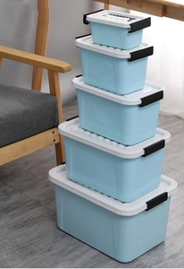 Grande capacité Portable Transparent boîte de <span class=keywords><strong>rangement</strong></span> des aliments maison jouet vêtements organisateur conteneur boîtes à médicaments salle de bain stockage - Product Image 5