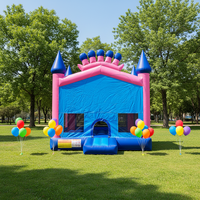<strong>Best</strong> <strong>Selling</strong> Commercial Inflatable Bounce House Kids Inflatable Playground Jumping Castle Inflatable pink Castle Bounce House