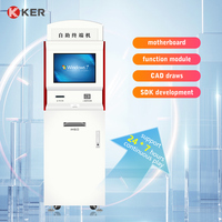 Lecteur de chèques Scanner de dépôt Kiosque Machine automatique de paiement en espèces Terminal libre-service Kiosque de paiement ATM