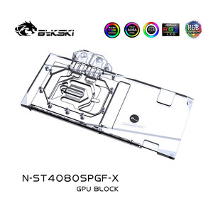 Bloque de Refrigeración Líquido RGB Bykski N-ST4080SPGF-X para Tarjeta Gráfica <span class=keywords><strong>ZOTAC</strong></span> <span class=keywords><strong>GeForce</strong></span> <span class=keywords><strong>RTX</strong></span> <span class=keywords><strong>4080</strong></span> SUPER - Product Image 3